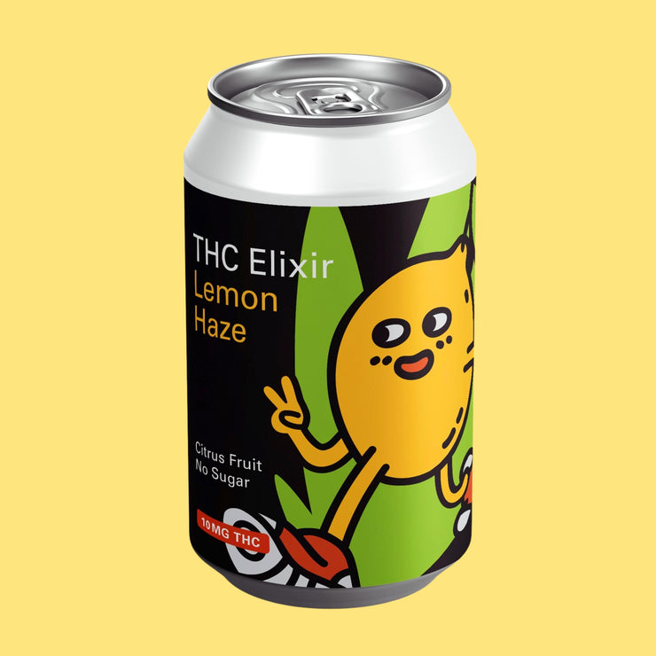 THC Elixir: Lemon Haze Seltzer (10mg)