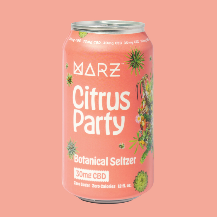 Marz CBD Seltzer: Citrus Party